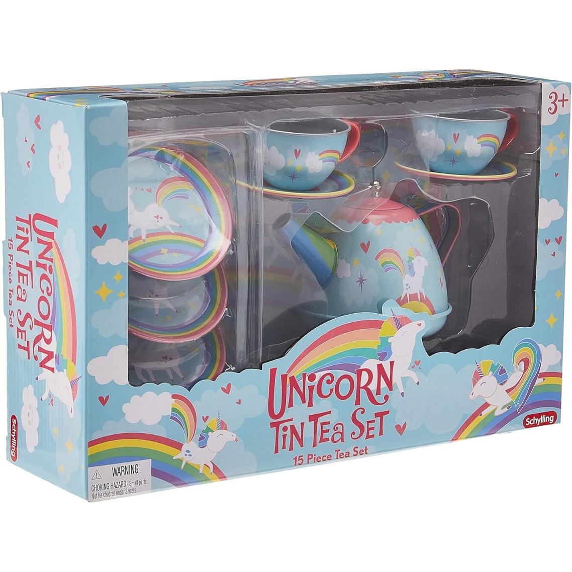 Schylling Schylling Unicorn Tin Tea Set