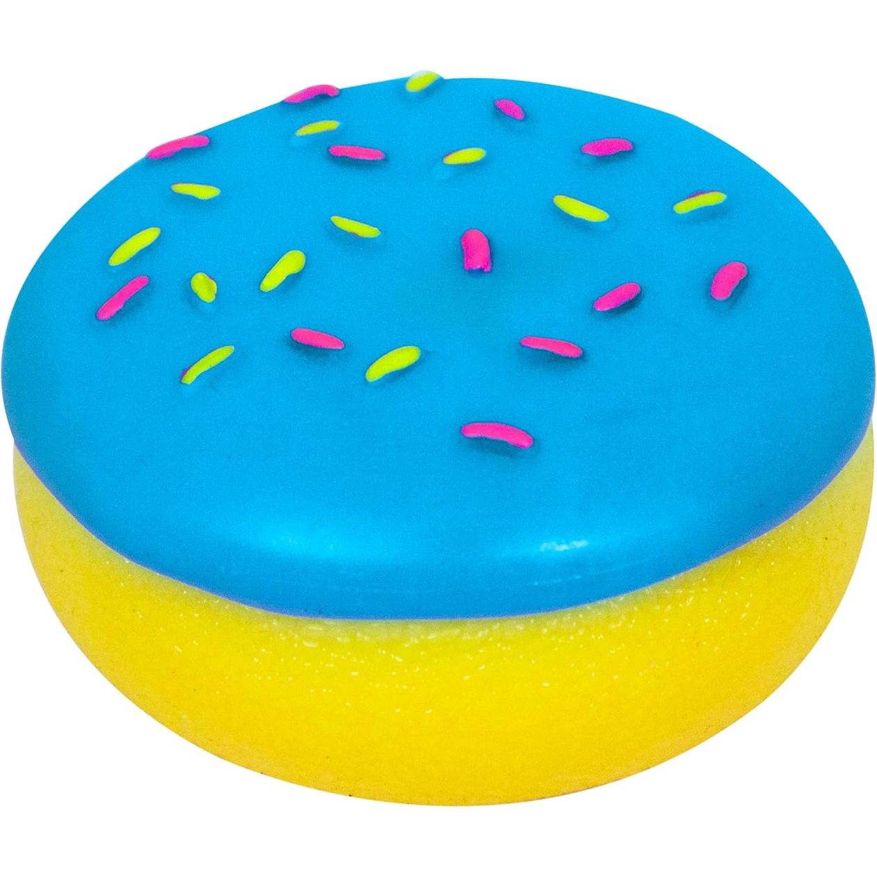 Schylling Needoh Jelly Donut - Sensory Squeeze Toy - Jelly-Like Filling - 3" Wide - Color May Vary (Pack Of 1)