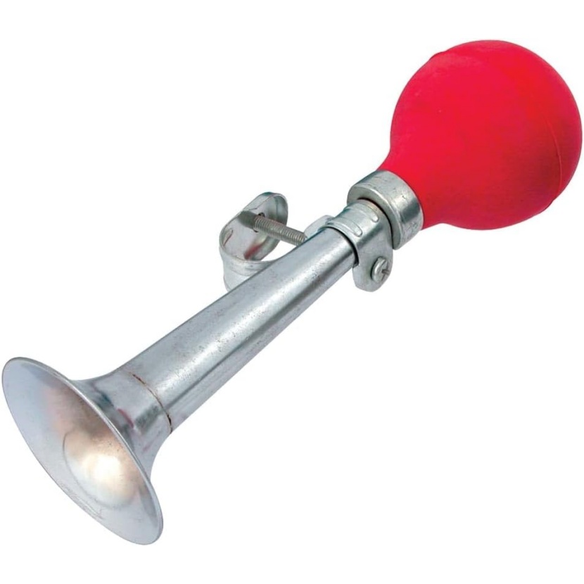 Schylling Bike Horn Steel, 8 Inch - Assorted Colors