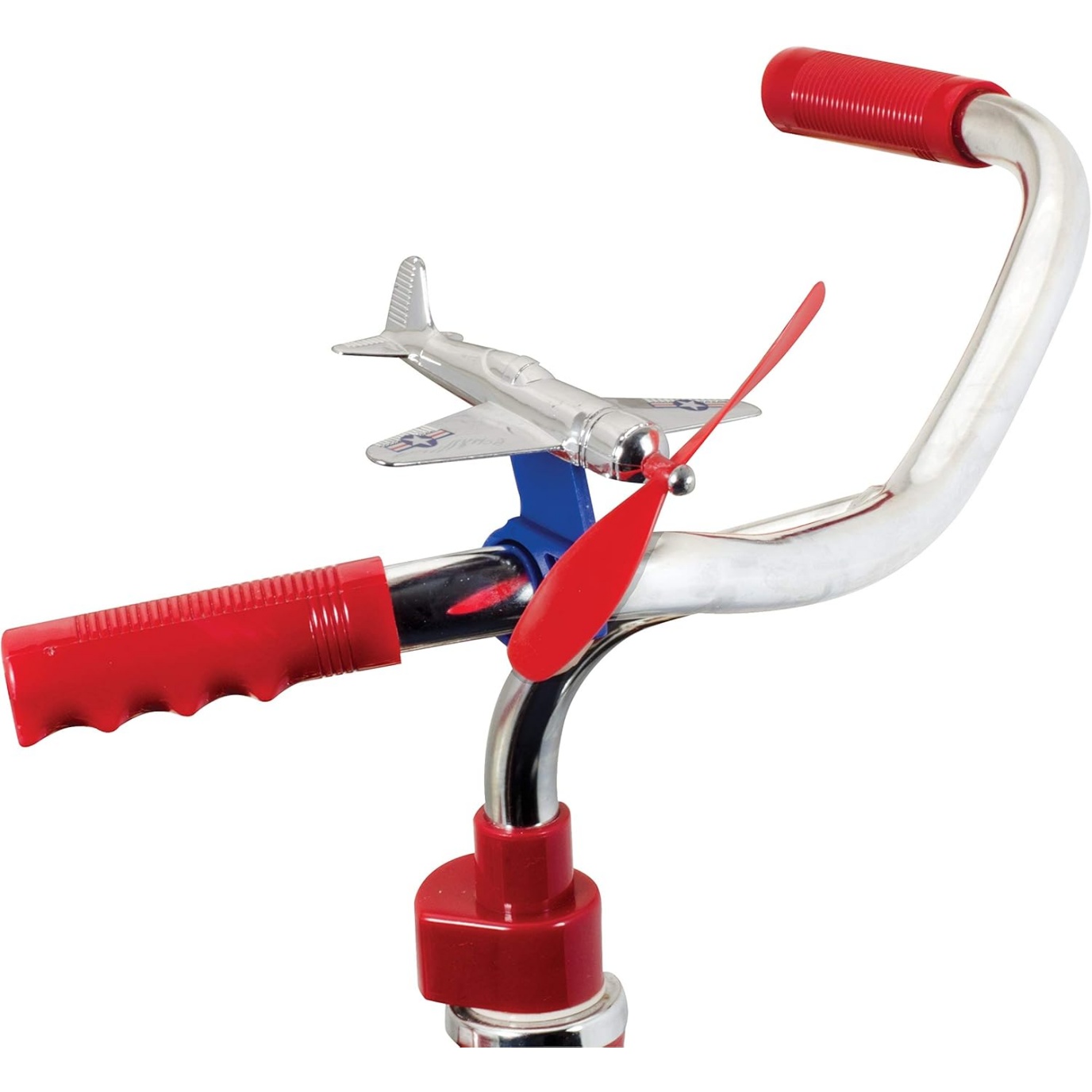 Schylling Bike Airplane - Bicycle Accessory For Handlebars With Oversized Spinning Propeller - Includes Airplane And Mounting Equipment - Ages 6 And Up - One Airplane