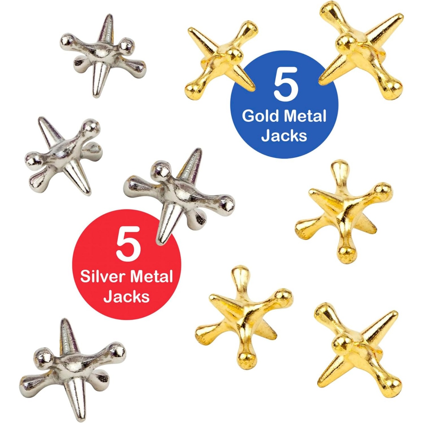 Metal Jacks And Rubber Ball Set - Image 3